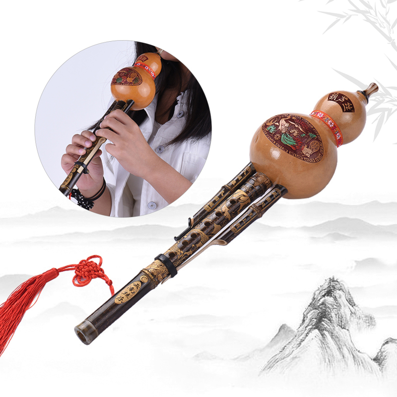 الناي القرع الأسود الخيزران ال - مراجعة Musical Instrument Lute وسعره