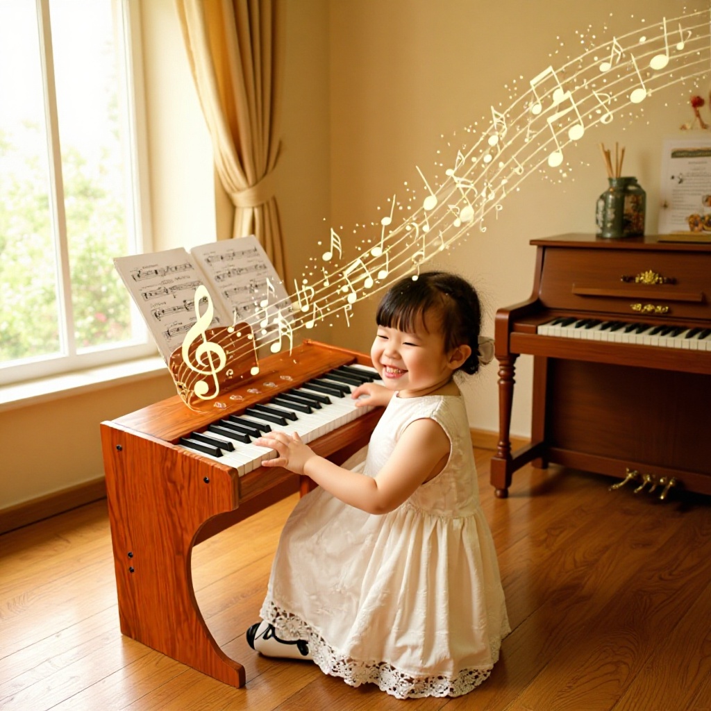 بيانو إلكتروني خشبي للأطفال، ب - مراجعة Musical Instrument No Touch وسعره