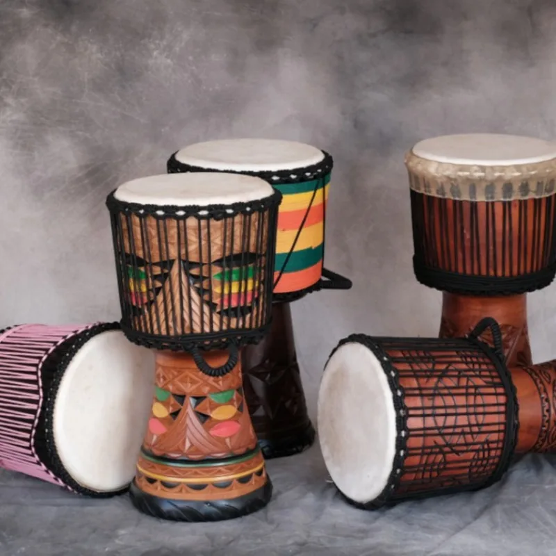 12 بوصة Djembe الماهوجني الأفر - مراجعة Musical Instrument Kit وسعره