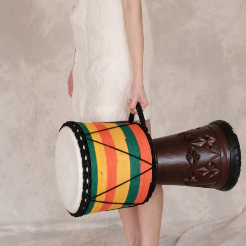 12 بوصة Djembe الماهوجني الأفر - مراجعة Musical Instrument Kit وسعره