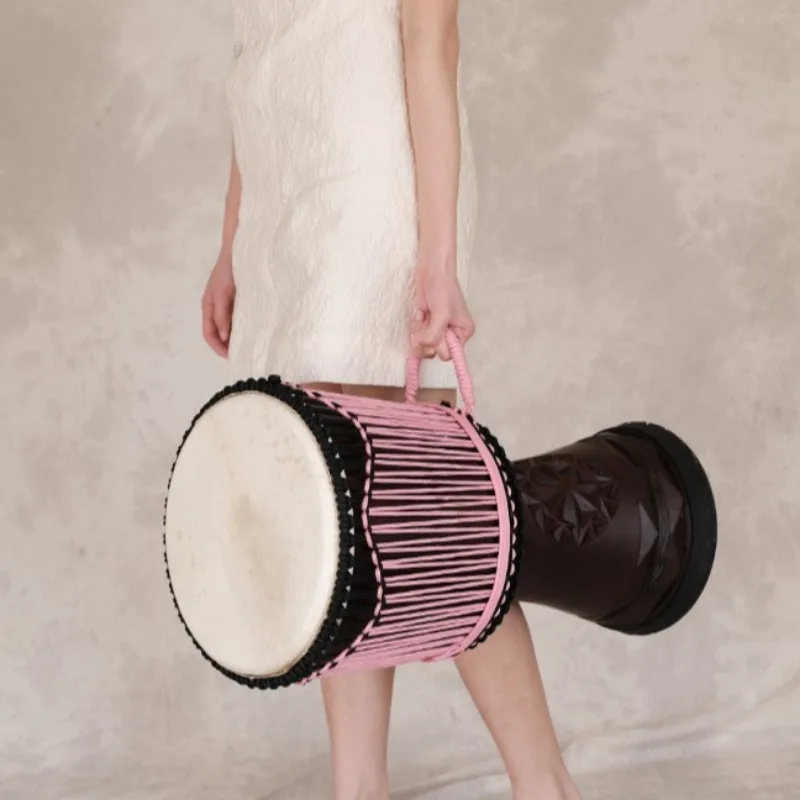12 بوصة Djembe الماهوجني الأفر - مراجعة Musical Instrument Kit وسعره