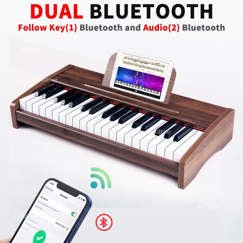 بيانو خشبي للأطفال بـ 25/37 مف - مراجعة Musical Instrument No Touch وسعره