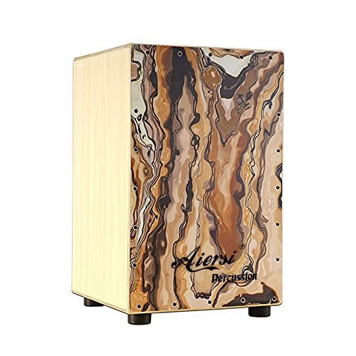 طقم طبول كاجون خشبي ملون يدوي  - مراجعة Musical Instrument Kit وسعره
